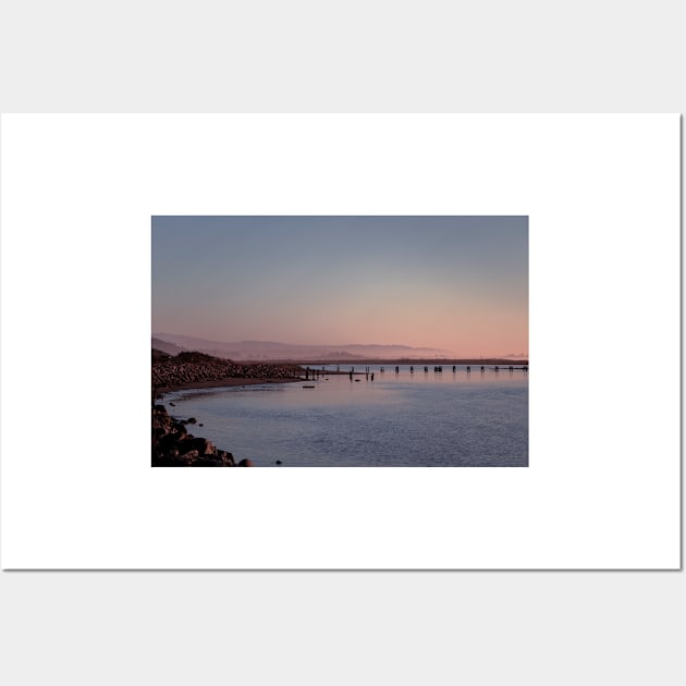 Sunset on Humboldt Bay Wall Art by blossomcophoto